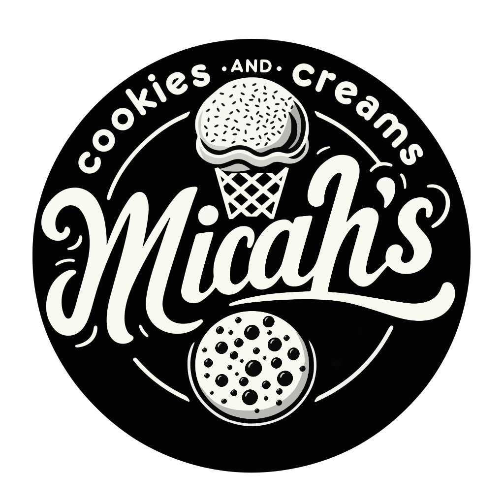 Micah's Cookies and Creams Logo